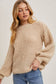 Fall Breeze Waffle Knit Sweater