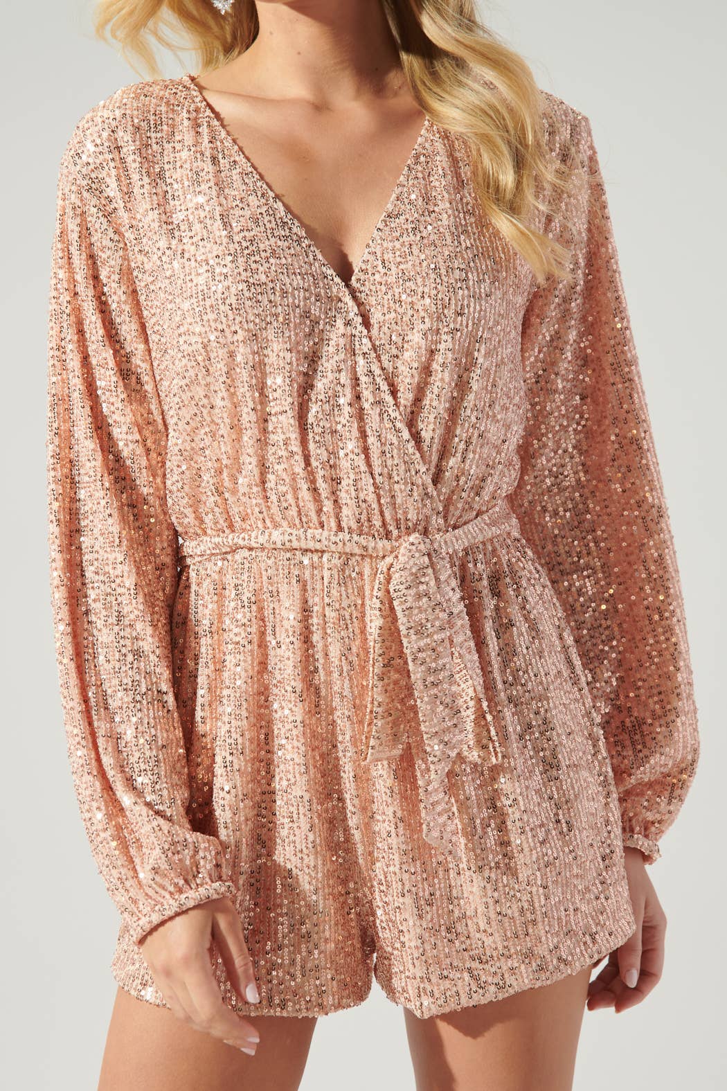 Glow Girl Sequin Romper