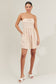 Gracely Bow Strapless Mini Dress