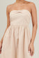 Gracely Bow Strapless Mini Dress