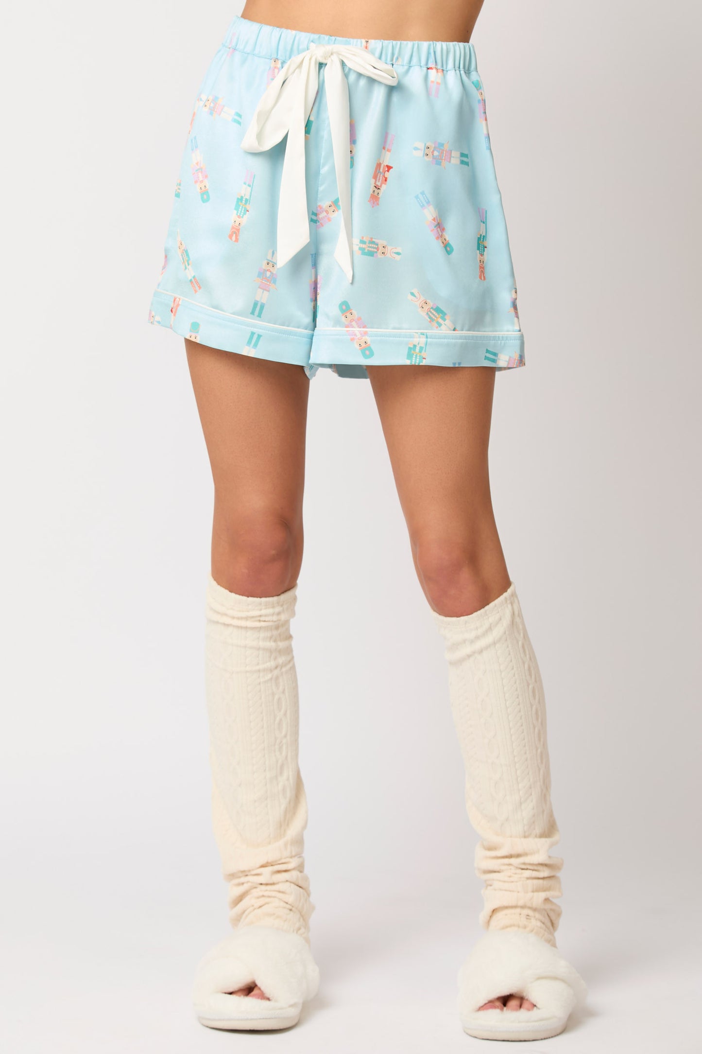 Baby Blue Nutcracker Satin Pajama Preorder