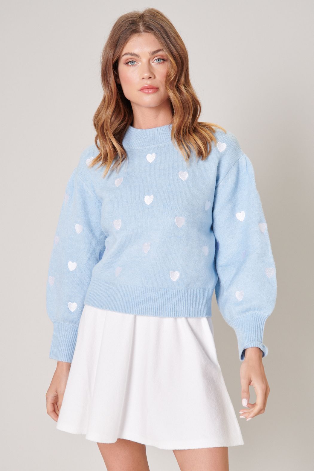 Cross My Heart Embroidered Sweater