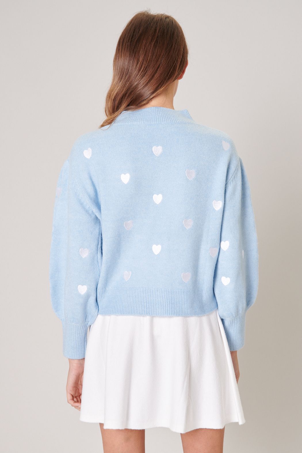 Cross My Heart Embroidered Sweater