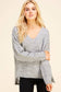 Soft V Neck Knit Sweater